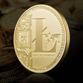 라이트코인 데코 기념장식주화 가상암호화폐 Litecoin X ( 2매입 )
