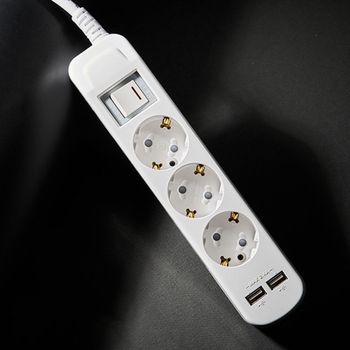 USB 통합 스위치 멀티탭 3구 1M 1개 가전제품 콘센트