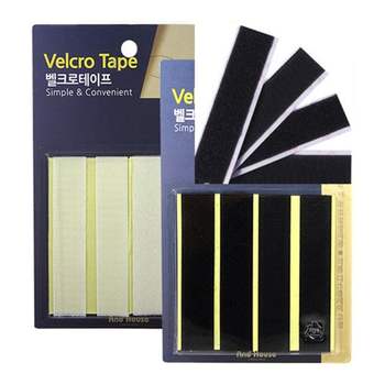 일자형찍찍이 양면테이프 5팩 찍직이 보슬이 까슬이 직직이 찍찍이 찍찍이테이프