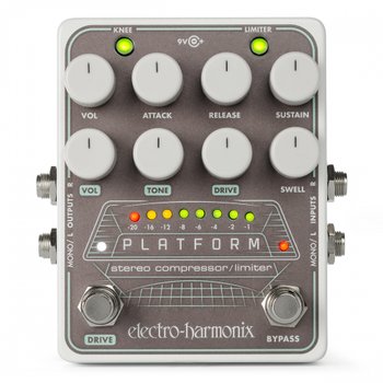 [해외] ELECTRO-HARMONIX Platform Stereo Compressor  Limiter 컴프레서 이펙터