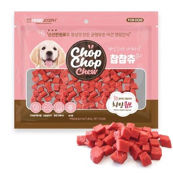 강아지 찹찹츄 치킨큐브 300g 간식 개육포 강아지 애완용품 애완간식 애견용품