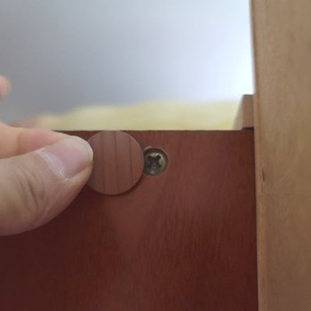 고품질 P1 구멍 흠집보수 못자국스티커 나무무늬 진한갈색 (WC60290)