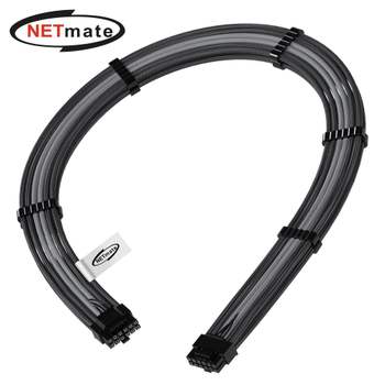PCI-E 5.0 12VHPWR 슬리빙 케이블 0.6m (블랙 그레이) 네트워크용품 랜용품 pc용품 pc주변기기