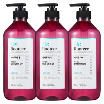 닥터루티어 맥주효모 탈모증상완화 샴푸 석류향 800ml X 3개