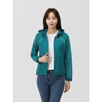 여성] 메쉬믹스 후디드 점퍼_QK41333
