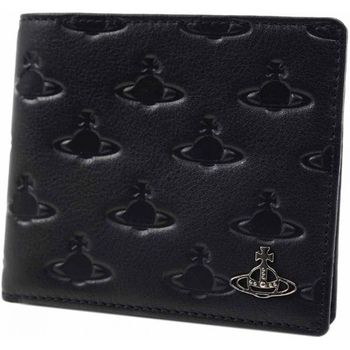 [해외] 비비안 웨스트우드 지갑 여성 접이식 EMBOSSED MULTI ORB남성BILLFOLD 블랙 51120008 41775 N201