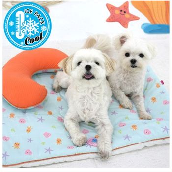 D18 언더더씨 아이스 쿨매트세트 (아이스팩포함) 강아지하우스 강아지방석하우스