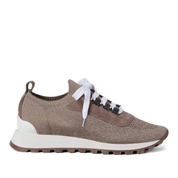 [해외배송] 브루넬로쿠치넬리 코튼 비스코스 스웨이드 스니커즈 MZ35G2490 C9447