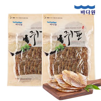 제조원:㈜진원 (경기도 오산시 독산성로232번길 14-17) [바다원] 쥐포 200g(M사이즈, 10장 내외) X 2봉 / 총 20장 내외