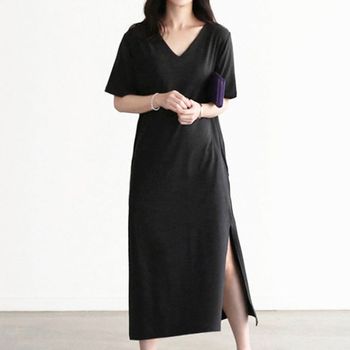 포켓 TUFU3752 와이드원피스 루즈핏원피스 여성미니 플리츠