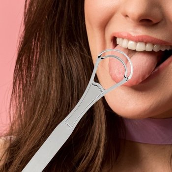 혀청소 닦기 백태 제거 클리너 스텐레스 혓바닥닦기 혓바닥클리너 구강케어 혀크리너 혀클리너칫