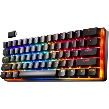 [해외] 스틸시리즈 Apex Pro Mini Wireless JP 키보드 블랙 64829 무선 2세대