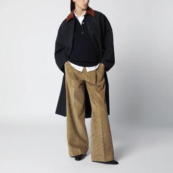 Rohe 네이비 코튼 울 코트 420-10-271CO/XN_ROHE-410_108-34
