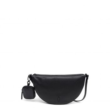 [해외] 우먼 Thacker Liz Crescent Nappa 레더 크로스바디 백 가방 - 블랙 9990202