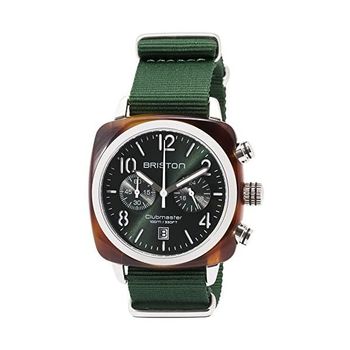 [해외] 독일 브리스톤 시계 BRISTON Green Clubmaster Classic 크로노그래프 워치 15140.SA.T.10.NBG 스