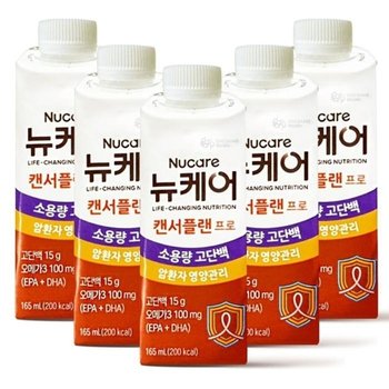 뉴케어 캔서플랜 프로 165ml 24팩 환자식 노인 균형영양식 유동식 식사대용식 D