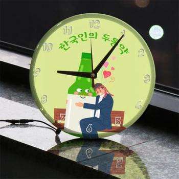 아트박스/꾸밈 nx043-LED시계액자25R_한국인의두통약