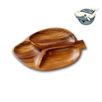 나무식기로 만든 세분할 안주접시 다용도 소품