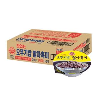 오뚜기밥 발아흑미 (210GX3) 6개 (S46971660)