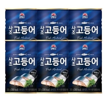 사조 자연산 고등어 300g 6캔