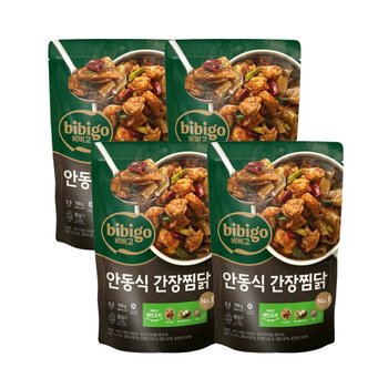 CJ제일제당 비비고 안동식 간장찜닭700g x4개