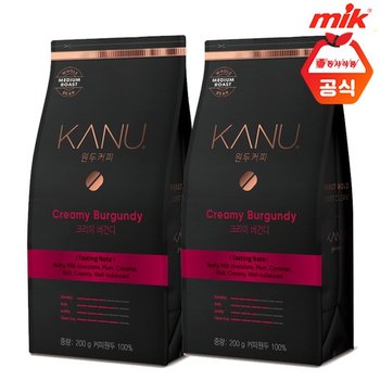 카누 원두 커피 크리미버건디 200g x 2개