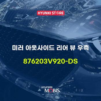 미러 아웃사이드 리어 뷰 우측 (876203V920-DS)