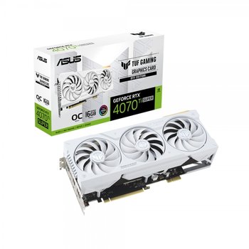 ASUS TUF Gaming 지포스 RTX 4070 Ti SUPER BTF O16G OC D6X 16GB White