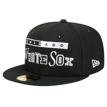[해외] 뉴에라 모자 MLB [시카고 화이트삭스] Ransom 59FIFTY Fitted Hat - Black 1245262