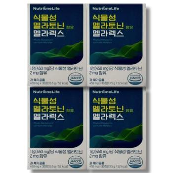 뉴트리원 식물성 멜라토닌 함유 멜라렉스 30정 4박스 (S23668065)
