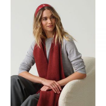 모르간 Taylor 모건 테일러 멜로디 가짜 가죽 헤어밴드 버건디 레드 7235547