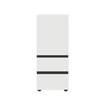 삼성전자 1등급 비스포크 김치플러스 3도어 키친핏 RQ33DB74B1AP01 코타화이트 본사직배설치