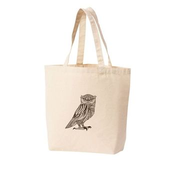 에코백 부엉이 올빼미 OWL 지혜의 여신상징 밤의제왕 재물상징 인테리어 미신 MYTH