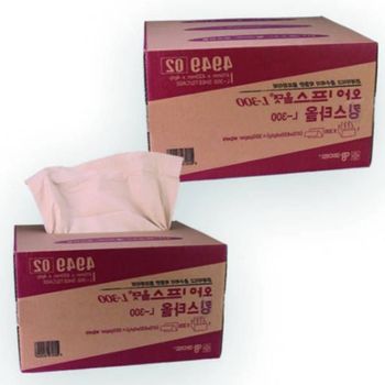 와이퍼 XIOT1245 휴지 대형 300매 부직포와이퍼 오염제거 기계