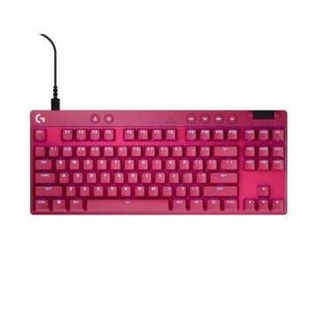 로지텍 유선 게이밍 키보드 G PRO X TKL Rapid (핑크)