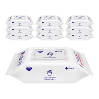 자우버 살균99.9 손소독티슈 50매입X10개