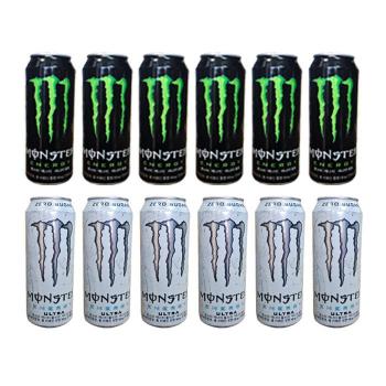 무료배송 몬스터 에너지음료 오리지날(그린) 울트라(흰색) 반반 500ml 12개 (S43378683)