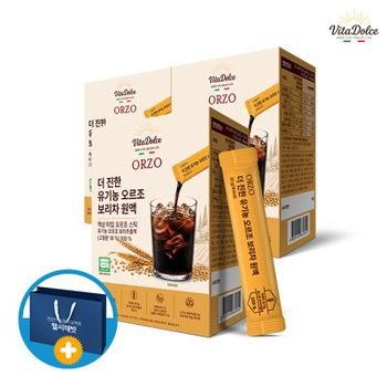 비타돌체 유기농 오르조 액상 보리차 원액 진액 임산부 커피 워터 3박스 (쇼핑백)..[36174674]