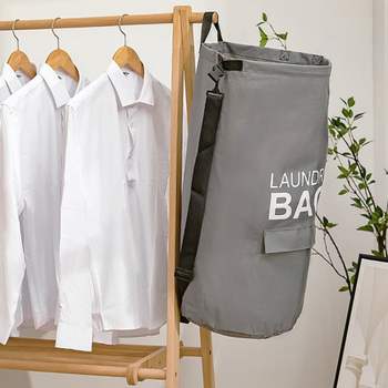 대용량 빨래 파우치 가방 호텔 세탁물 수납백 정리백 코인세탁방 빨래바구니 대형빨래바구니
