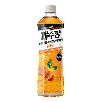 깨수깡 아이스블렌딩티 감귤헛개 제로 500ml 12개