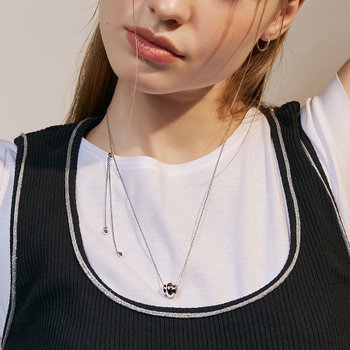 [한채아,이다희,엔시티위시 시온,박효주,빌리 하람,이채연 착용]triple hoop long necklace