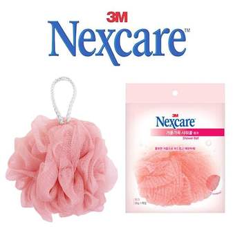 넥스케어 거품가득 샤워볼 핑크색 3M545 X ( 1매입 )
