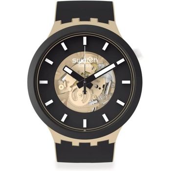 [해외] 스와치 시계 남성 Big Bold Bioceramic SB03C100 Time Taupe Strap 229630