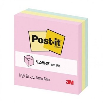 [VCMP3YFK]문구 메모지 감성 메모장 포스트잇 큐브 3m 3M