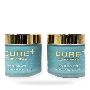 1+1 김정문알로에 라센스 로에 큐어 플러스 크림 80g 피부보습 피부진정(AD) (S52596970)
