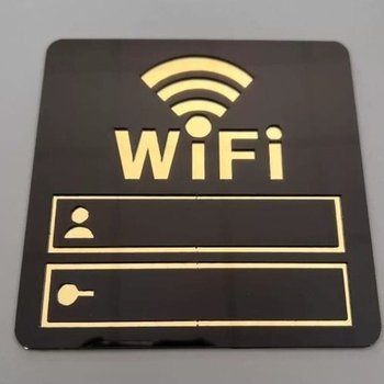 카페 실내 무료 와이파이 무선 인터넷 아크릴 스티커 와이파이판 비번 비밀번호 와이파이망