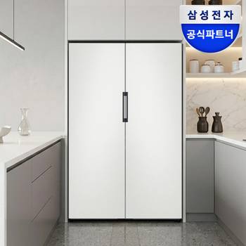 삼성전자 비스포크 RR70H39G10+RZ70H32UN0 2도어 냉장고 냉동세트 키친핏 698리터 메탈쿨링