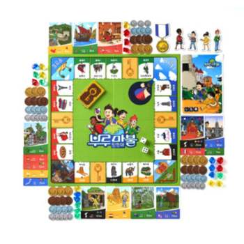 보드게임 탐험대 가족 놀이 부루마블 전략 게임 복불복 룰렛게임 룰렛 장난감