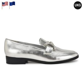 [해외] 나인웨스트 여성 릴파 로퍼 실버