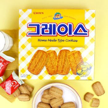 [오늘출발] 크라운 그레이스 298g / 쿠키 간식 사무실 과자